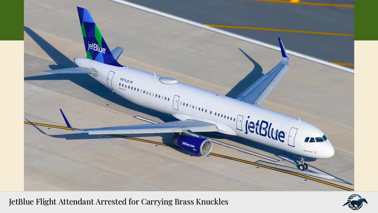 JetBlue Flight Attendant Arrested for Carrying Brass Knuckles