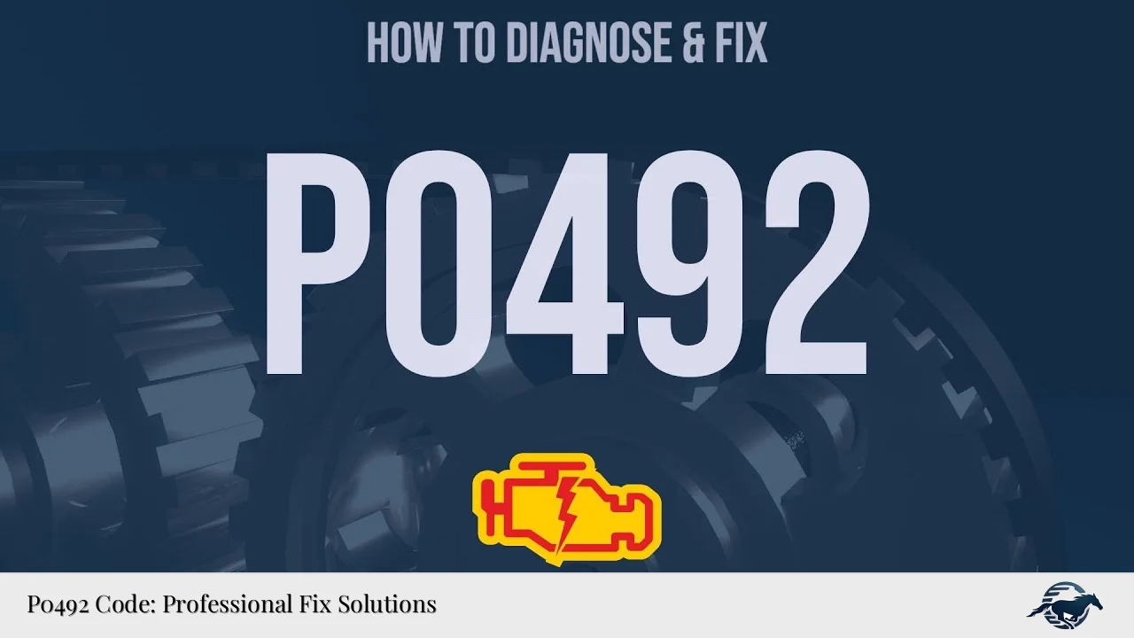 P0492 Code: Professional Fix Solutions