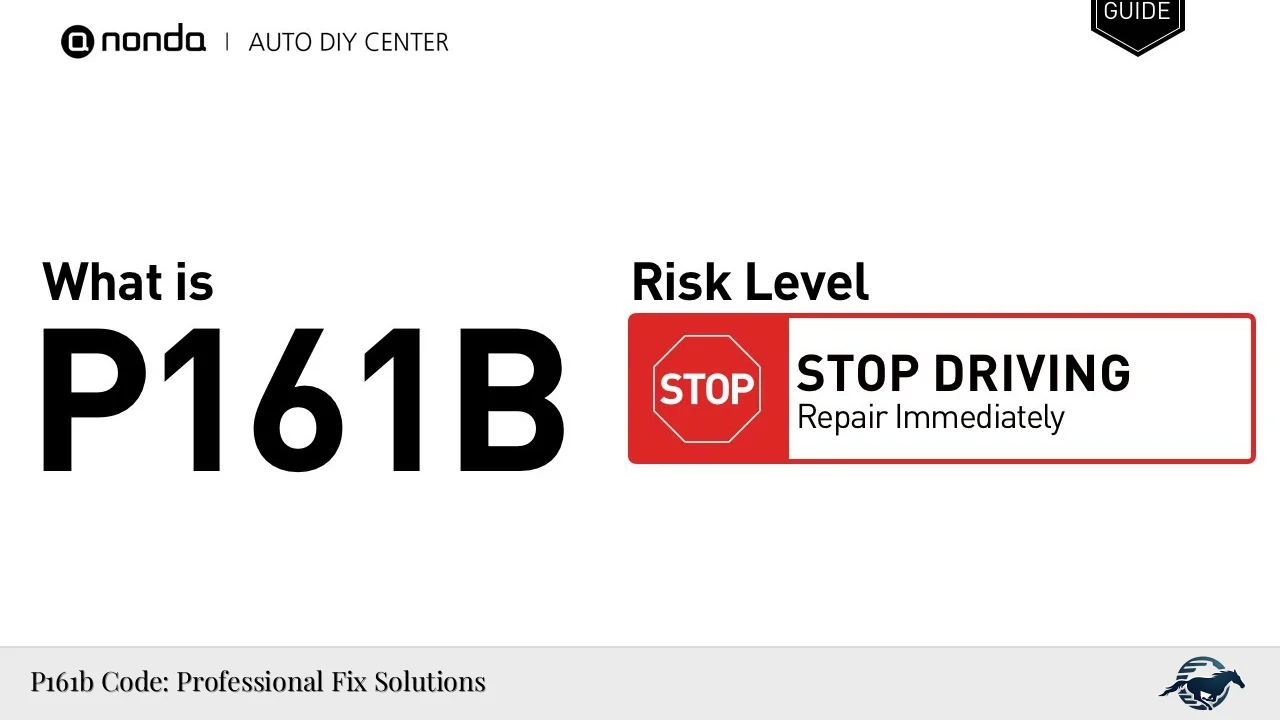 P161b Code: Professional Fix Solutions