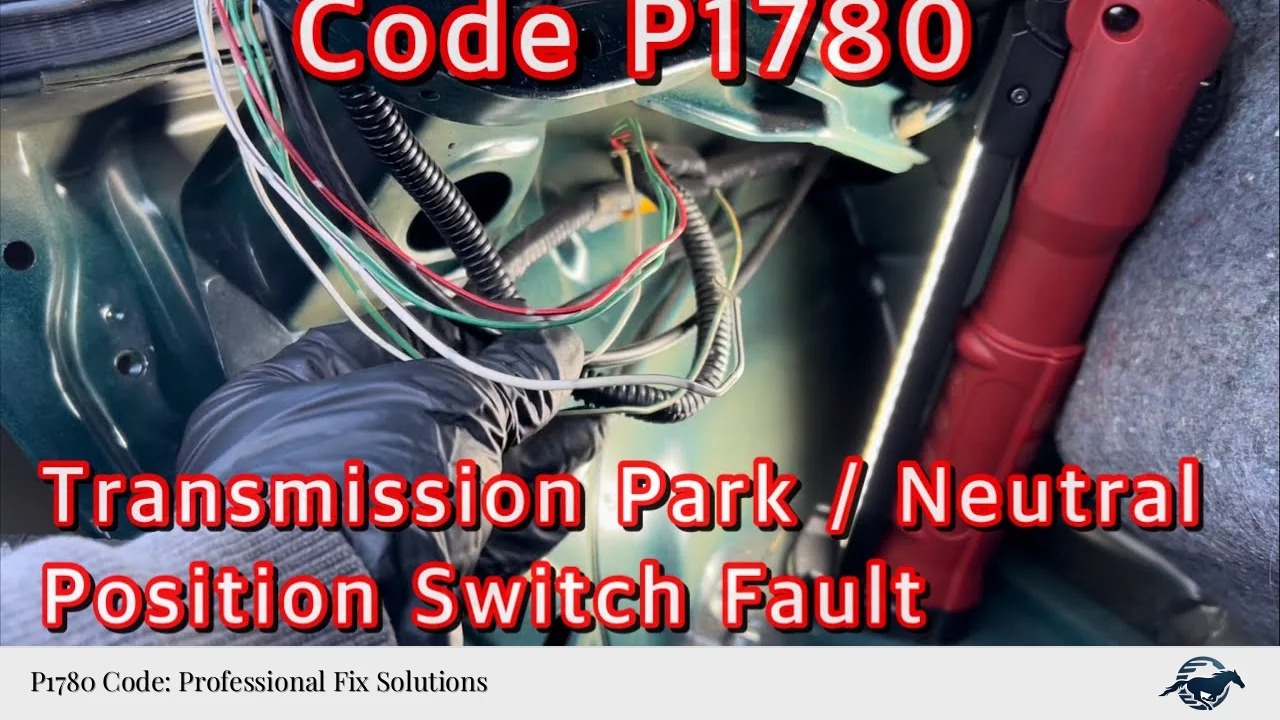 P1780 Code: Professional Fix Solutions